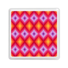 Texture Surface Orange Pink Memory Card Reader (square)  by Celenk