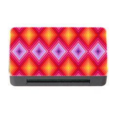 Texture Surface Orange Pink Memory Card Reader With Cf by Celenk