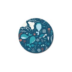 Cool Sea Life Pattern Golf Ball Marker by Bigfootshirtshop