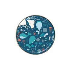 Cool Sea Life Pattern Hat Clip Ball Marker (4 Pack) by Bigfootshirtshop