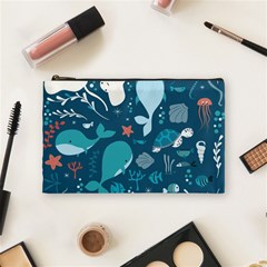 Cool Sea Life Pattern Cosmetic Bag (medium)  by Bigfootshirtshop