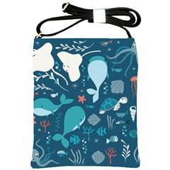 Cool Sea Life Pattern Shoulder Sling Bags by Bigfootshirtshop