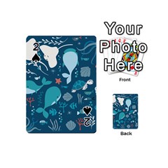 Cool Sea Life Pattern Playing Cards 54 (mini)  by Bigfootshirtshop