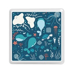 Cool Sea Life Pattern Memory Card Reader (square)  by Bigfootshirtshop