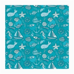 Fun Everyday Sea Life Medium Glasses Cloth (2-side) by Bigfootshirtshop