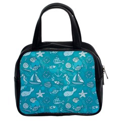 Fun Everyday Sea Life Classic Handbags (2 Sides) by Bigfootshirtshop