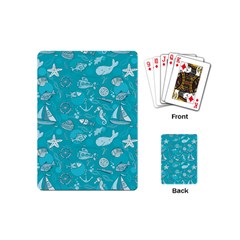 Fun Everyday Sea Life Playing Cards (mini)  by Bigfootshirtshop