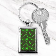 Neon Green Bubble Hearts Key Chains (rectangle)  by PodArtist