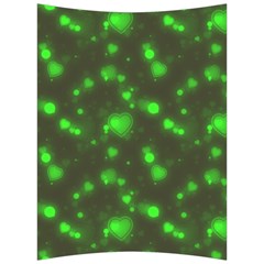 Neon Green Bubble Hearts Back Support Cushion