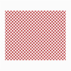 Sexy Red And White Polka Dot Small Glasses Cloth by PodArtist