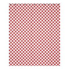 Sexy Red And White Polka Dot Shower Curtain 60  X 72  (medium)  by PodArtist