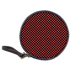 Sexy Red And Black Polka Dot Classic 20-cd Wallets by PodArtist