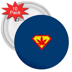 Super Dealer 3  Buttons (10 Pack)  by PodArtist