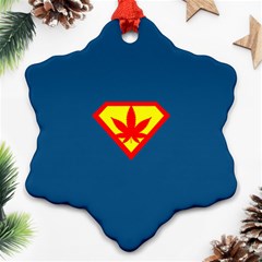 Super Dealer Snowflake Ornament (two Sides) by PodArtist