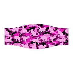 Hot Pink Catmouflage Camouflage Stretchable Headband by PodArtist