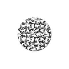 Black And White Catmouflage Camouflage Golf Ball Marker (10 Pack) by PodArtist