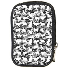 Black And White Catmouflage Camouflage Compact Camera Cases by PodArtist