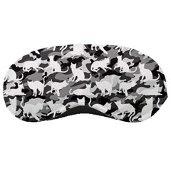 Black And White Catmouflage Camouflage Sleeping Masks by PodArtist