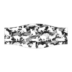 Black And White Catmouflage Camouflage Stretchable Headband by PodArtist