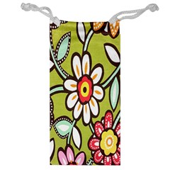 Flowers Fabrics Floral Design Jewelry Bag