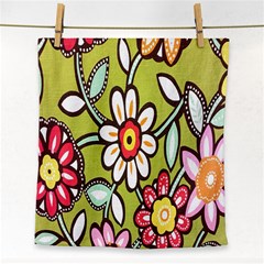 Flowers Fabrics Floral Design Face Towel