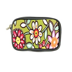 Flowers Fabrics Floral Design Coin Purse