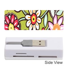 Flowers Fabrics Floral Design Memory Card Reader (Stick) 