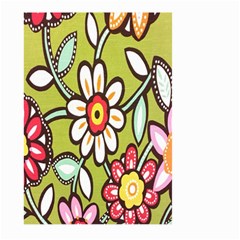 Flowers Fabrics Floral Design Large Garden Flag (Two Sides)