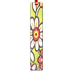 Flowers Fabrics Floral Design Large Book Marks