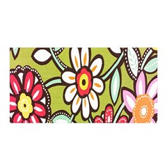 Flowers Fabrics Floral Design Satin Wrap