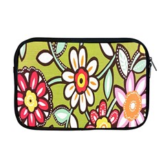 Flowers Fabrics Floral Design Apple MacBook Pro 17  Zipper Case