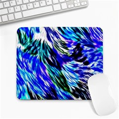 Abstract Background Blue White Large Mousepads