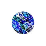 Abstract Background Blue White Golf Ball Marker (10 pack) Front