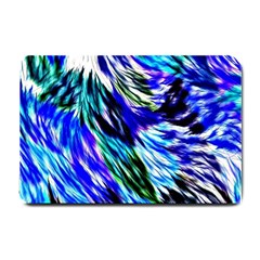 Abstract Background Blue White Small Doormat 