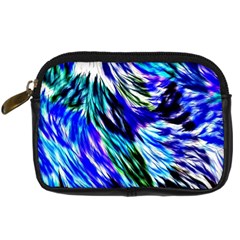 Abstract Background Blue White Digital Camera Cases by Celenk