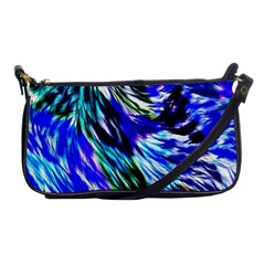 Abstract Background Blue White Shoulder Clutch Bags