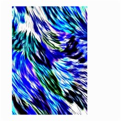 Abstract Background Blue White Small Garden Flag (Two Sides)