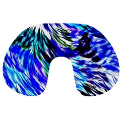 Abstract Background Blue White Travel Neck Pillows