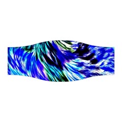 Abstract Background Blue White Stretchable Headband