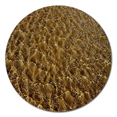 Water Mirror Background Pattern Magnet 5  (round) by Celenk