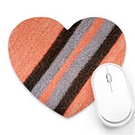 Fabric Textile Texture Surface Heart Mousepads Front