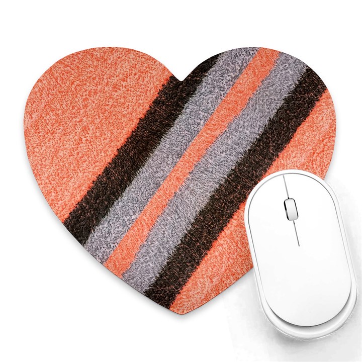 Fabric Textile Texture Surface Heart Mousepads