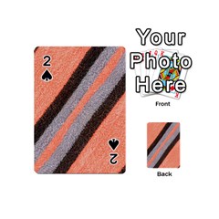 Fabric Textile Texture Surface Playing Cards 54 (mini)  by Celenk