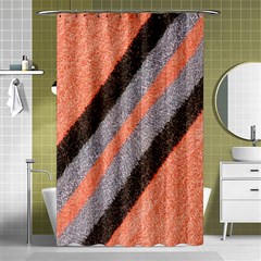 Fabric Textile Texture Surface Shower Curtain 48  X 72  (small)  by Celenk