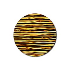 Texture Wood Wood Texture Wooden Rubber Coaster (round)  by Celenk