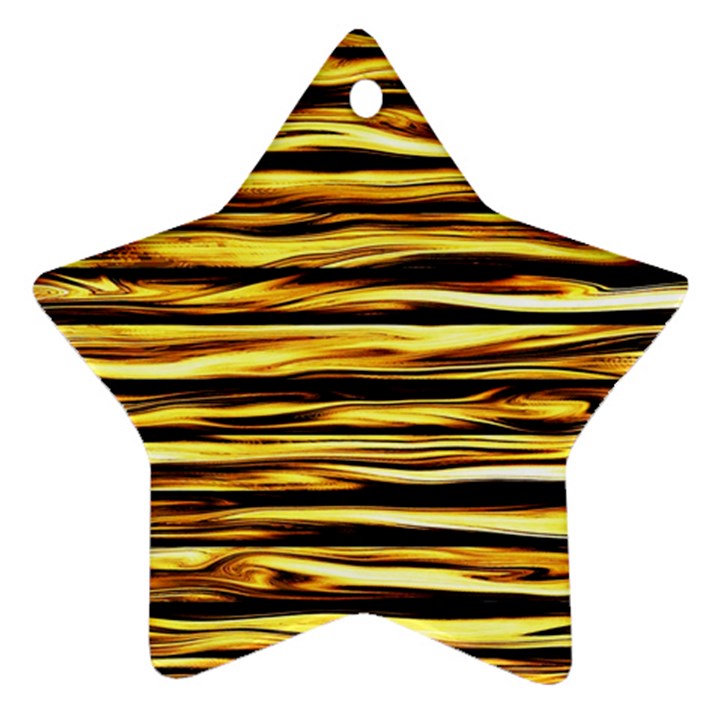 Texture Wood Wood Texture Wooden Star Ornament (Two Sides)