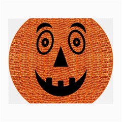 Fabric Halloween Pumpkin Funny Small Glasses Cloth by Celenk