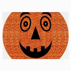 Fabric Halloween Pumpkin Funny Large Glasses Cloth by Celenk