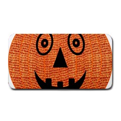 Fabric Halloween Pumpkin Funny Medium Bar Mats by Celenk