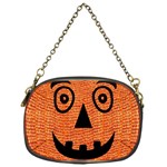 Fabric Halloween Pumpkin Funny Chain Purses (One Side)  Front